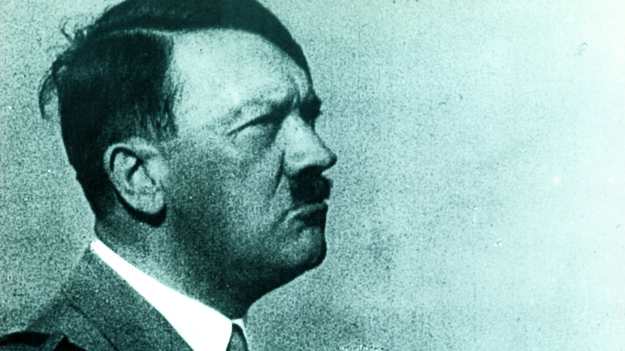 adolf hitler no moustache